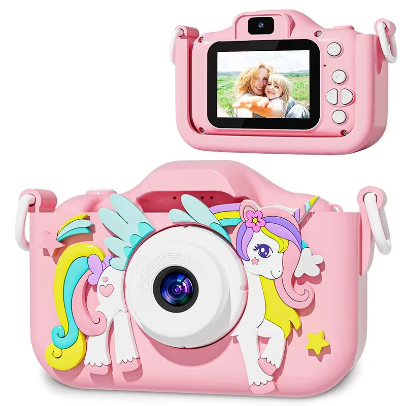 Children Camera 1080P HD Toddler Digital Video Camera 2.0-Inch Kids Camera with Silicone Cases Toys for Christmas Birthday Gifts