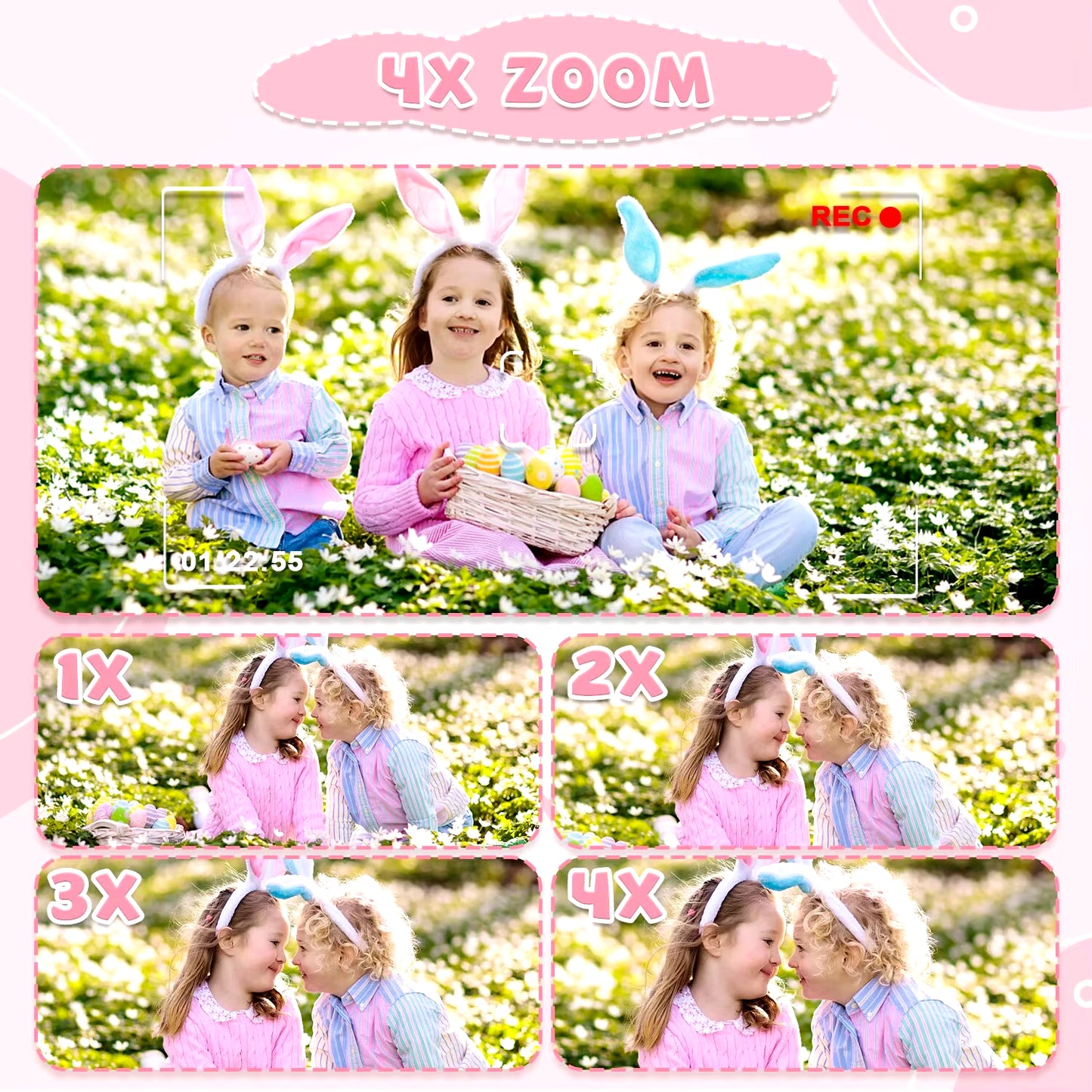 Children Camera 1080P HD Toddler Digital Video Camera 2.0-Inch Kids Camera with Silicone Cases Toys for Christmas Birthday Gifts