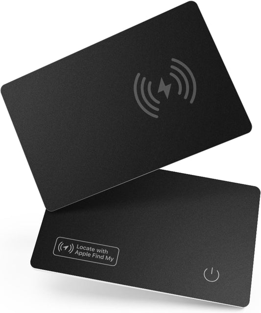 VINGNUT Wallet Tracker Card, Smart Tag Compatible Avec Apple Find My(Ios Uniquement), Résistant À L'Eau Ip67,Localisateurs D'Objets Pour Portefeuilles, Clés, Valise, Sac, Bagages,1 Paquet