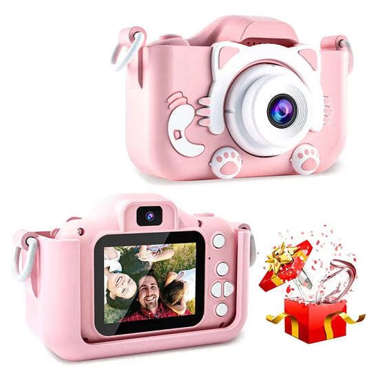 Children Camera 1080P HD Toddler Digital Video Camera 2.0-Inch Kids Camera with Silicone Cases Toys for Christmas Birthday Gifts